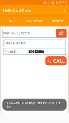 Hello Card Dialer android App screenshot 9