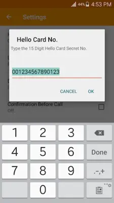 Hello Card Dialer android App screenshot 12