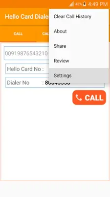 Hello Card Dialer android App screenshot 13